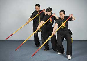 Chinese Ancient Weapon"three-section cudgel" Wing Chun Kung Fu Sticks 