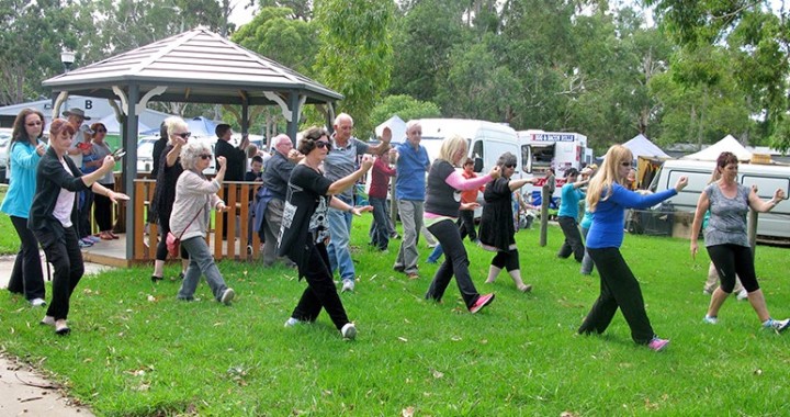 tai chi flash mob